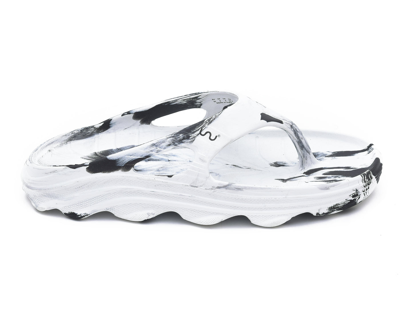 Doubleu Riva Men Marble Comfortable Recovery Footwear