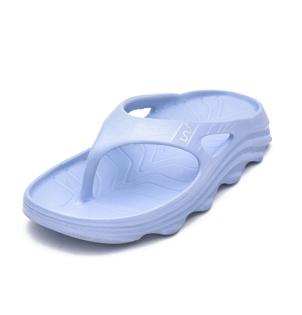 Doubleu Riva Women Comfortable Recovery Footwear Azzuro Metal