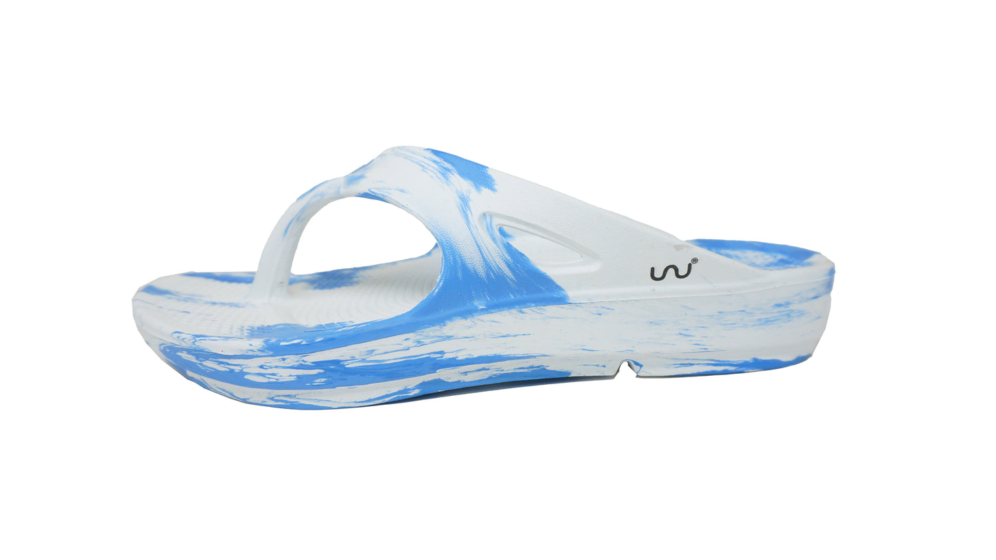 Doubleu V-Shape Women Marble Comfortable & Light Weight Slipper