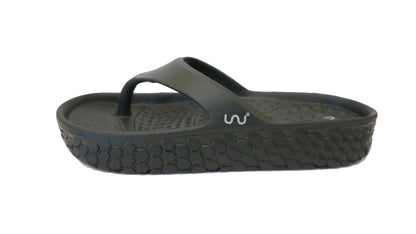 Doubleu Kyoto Women Comfortable & Light Weight  Black Slipper