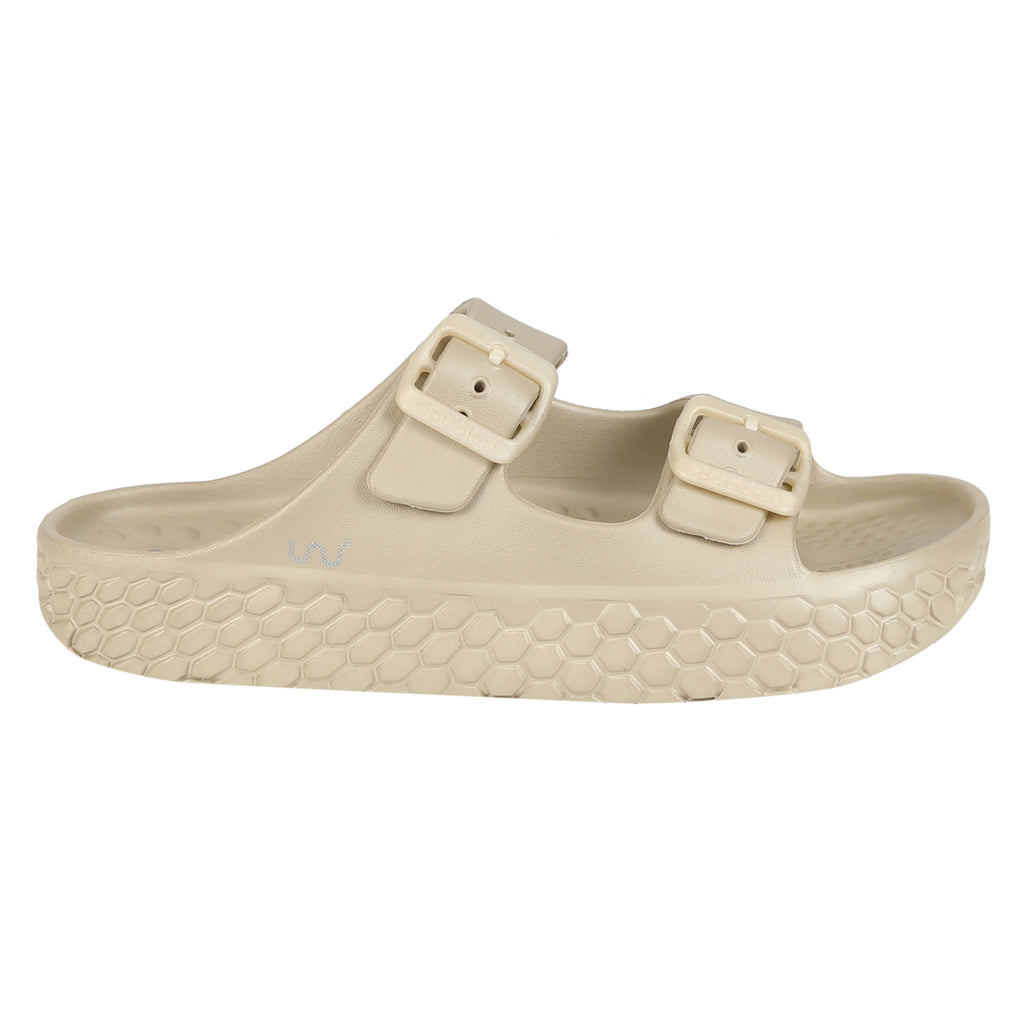 Doubleu Sakura Women Comfortable & Light Weight Slipper Beige