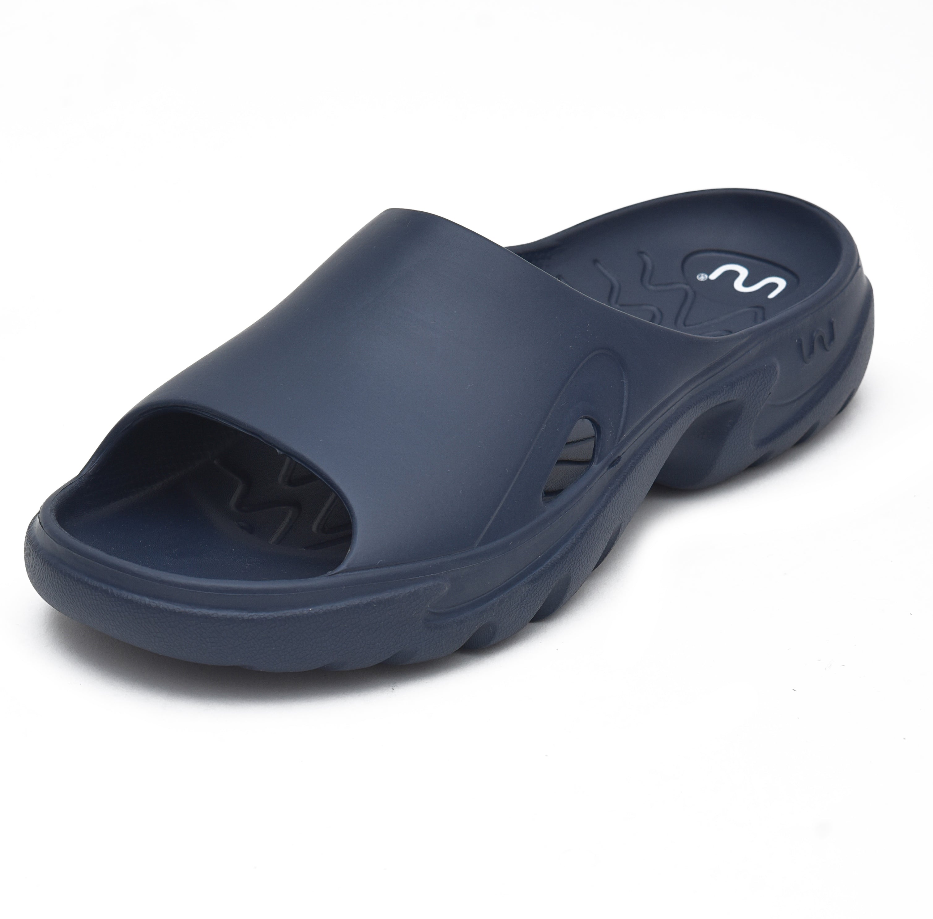 Doubleu Roma Slider for Men Comfortable Footwear Navy Blue