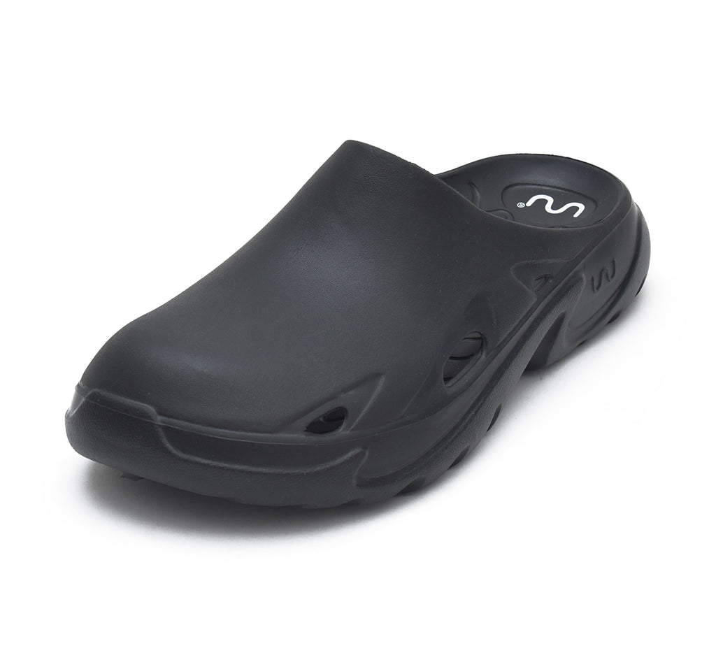 Doubleu Roma Urban Mule for Men Comfortable Slipper (Black)