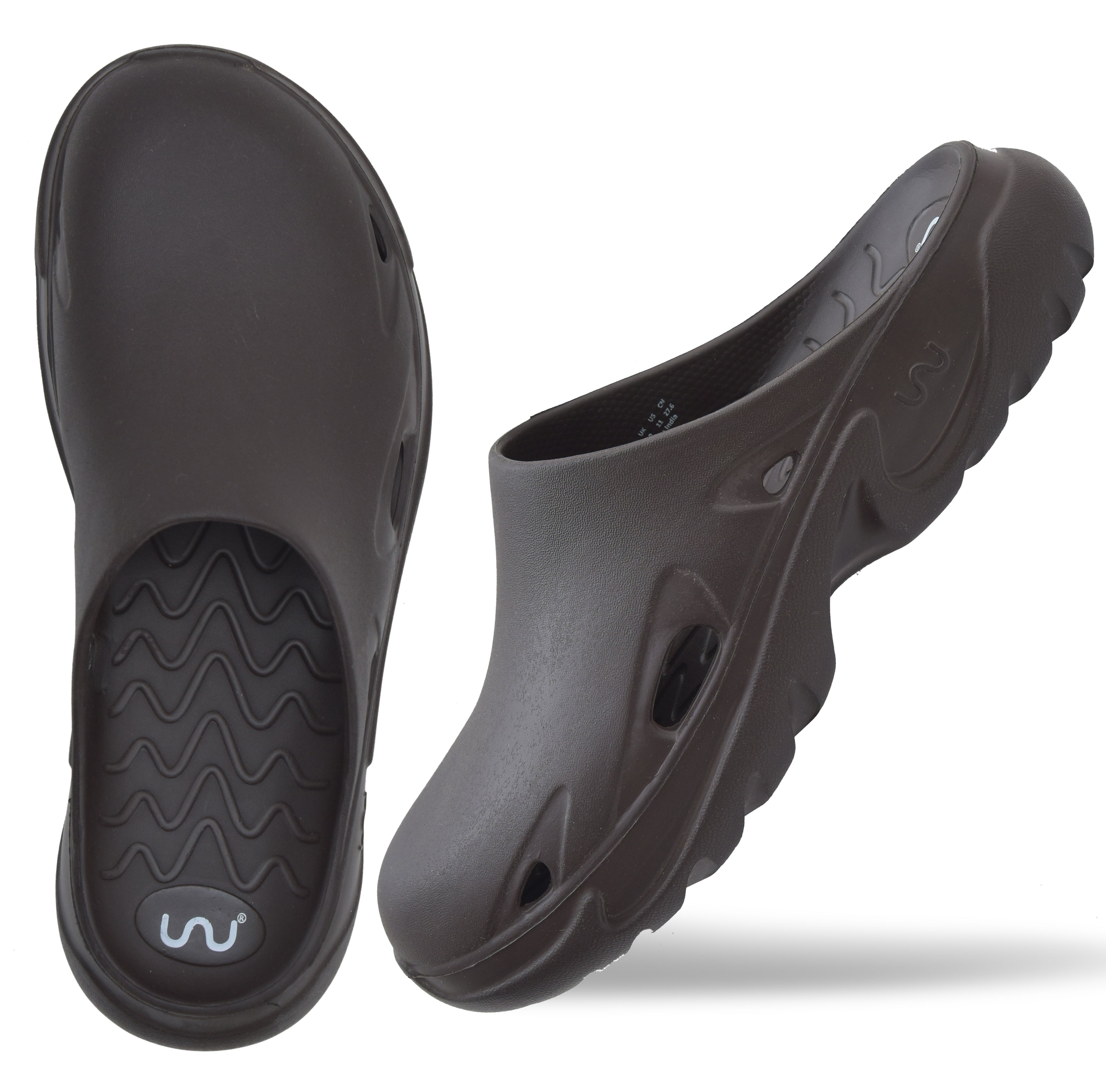 Doubleu Roma Urban Mule for Women Comfortable Slipper C Brown
