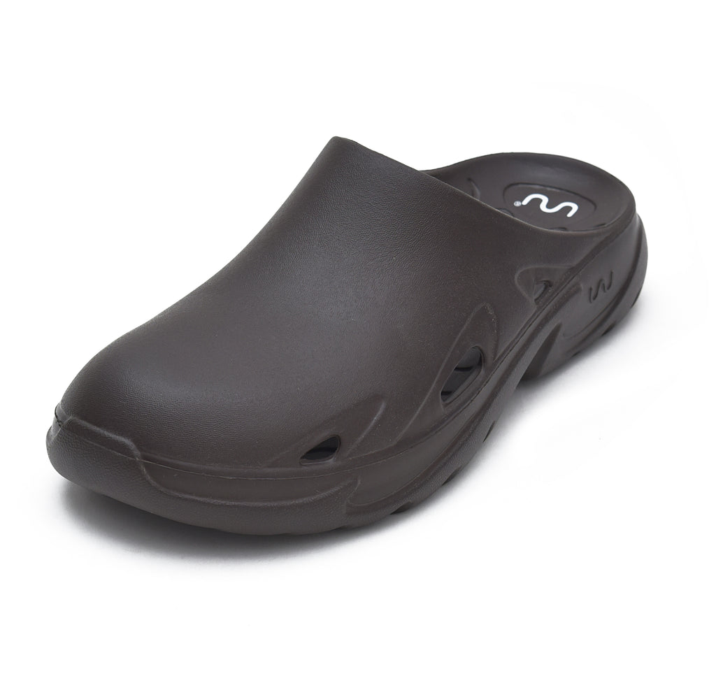 Doubleu Roma Mule for Men Comfortable Recovery Footwear C Brown