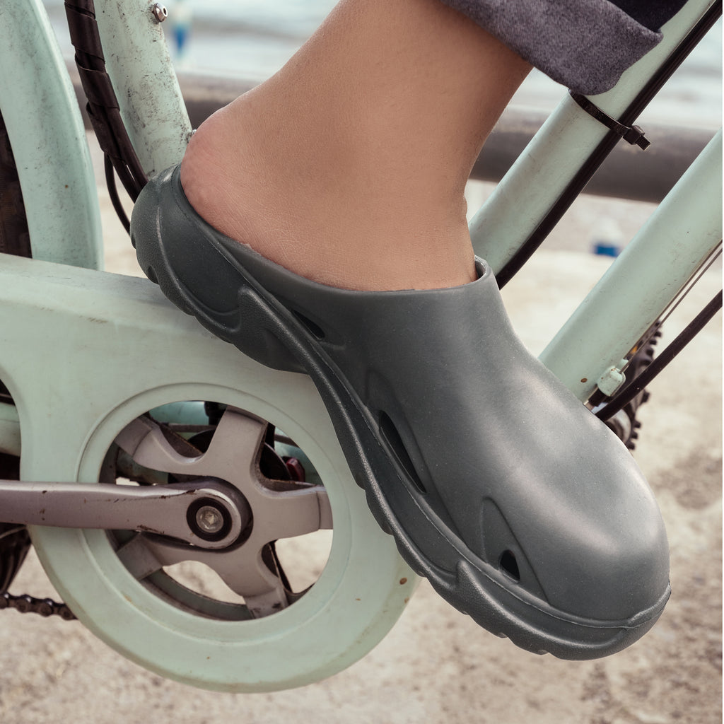 Doubleu Roma Urban Mule for Men Comfortable Slipper Carbon