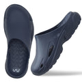 Doubleu Roma Urban Mule for Women Comfortable Slipper Navy Blue