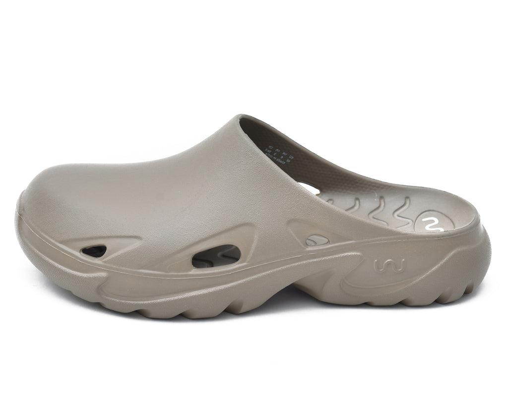 Doubleu Roma Urban Mule for Women Comfortable Slipper Khakhi