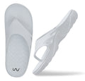 Doubleu Roma Thong for Men Comfortable Recovery Footwear White