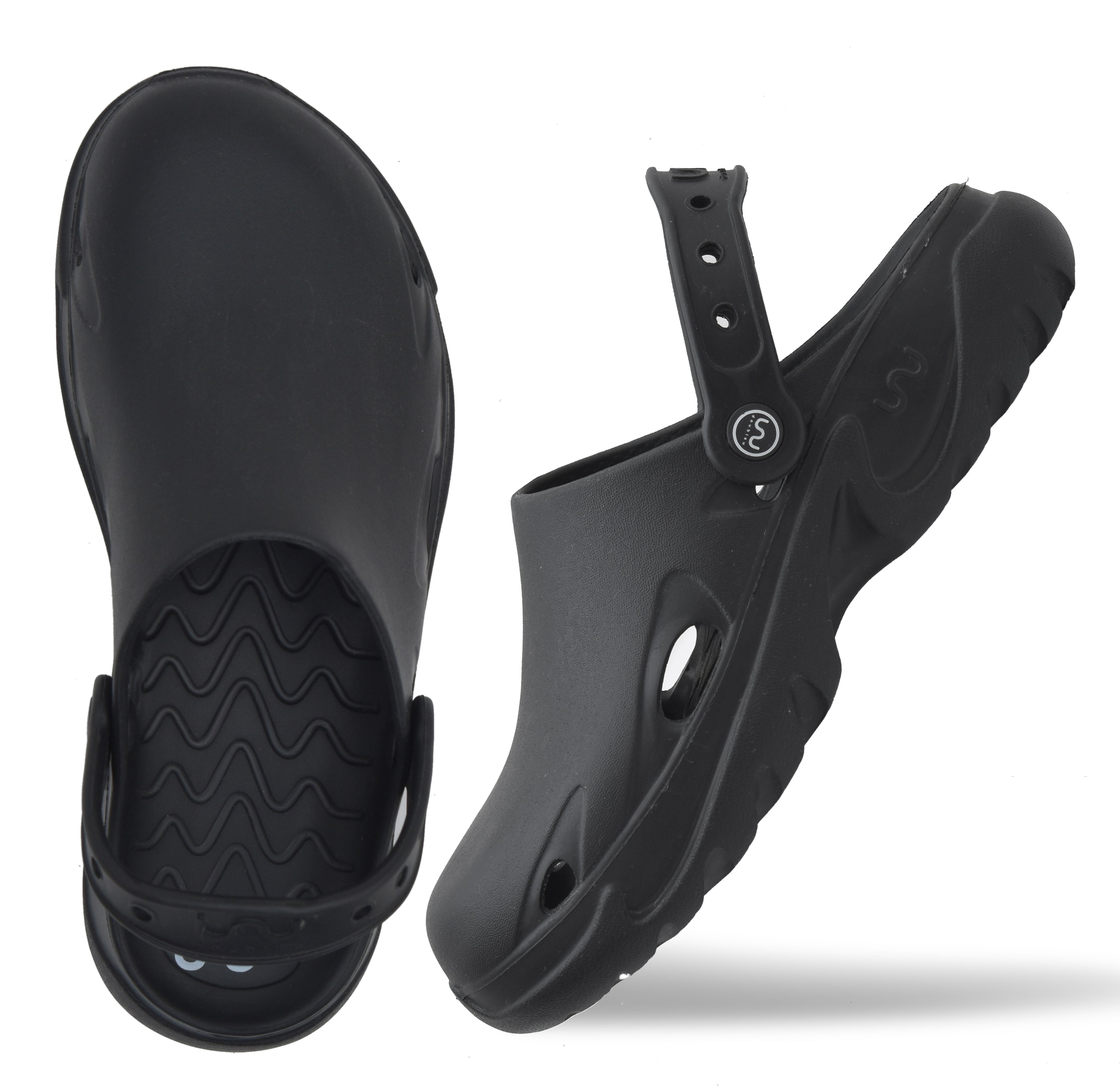 Doubleu Soft Doctor Anti-Skid Slipper for Men Mule with Strap