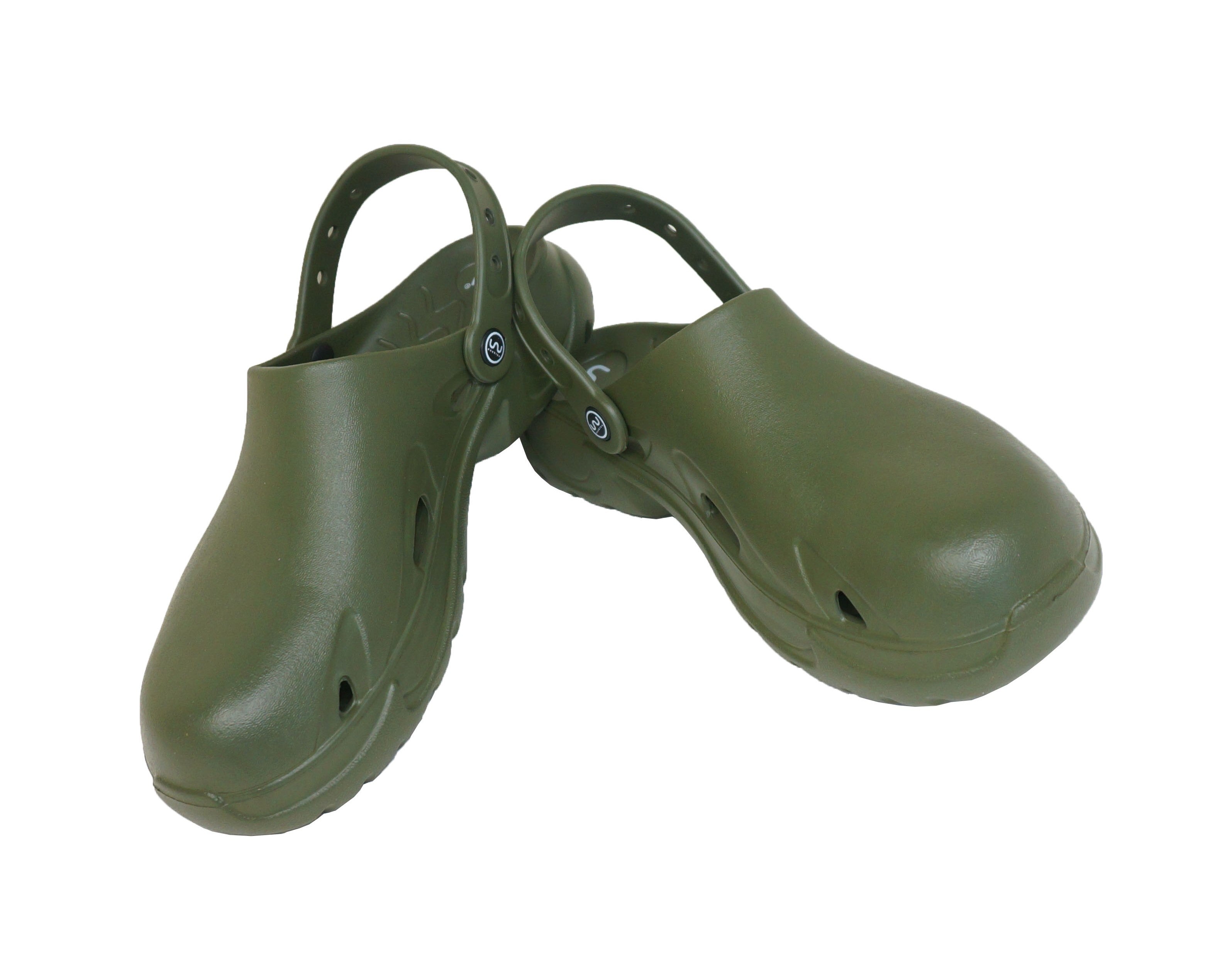 Mule with Strap Soft Dr Anti-Skid Slipper for Men Dark Olive