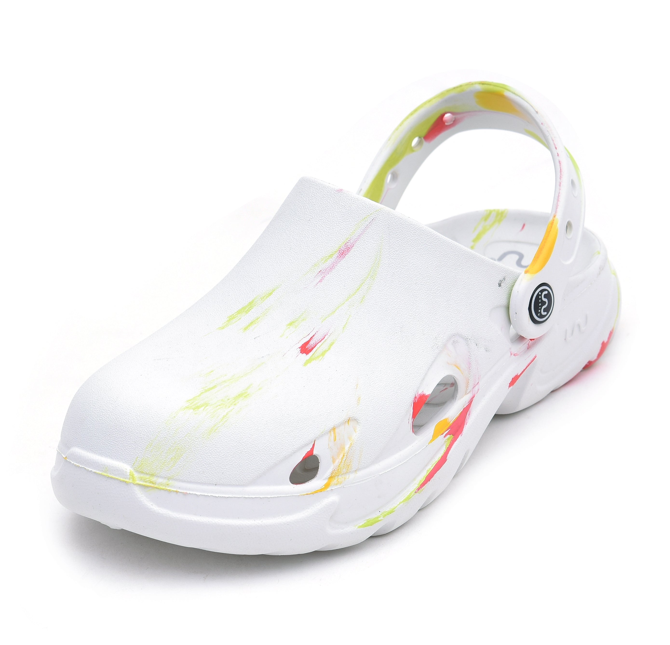 Doubleu Mule with Strap Marble Women Comfortable Recovery Footwear