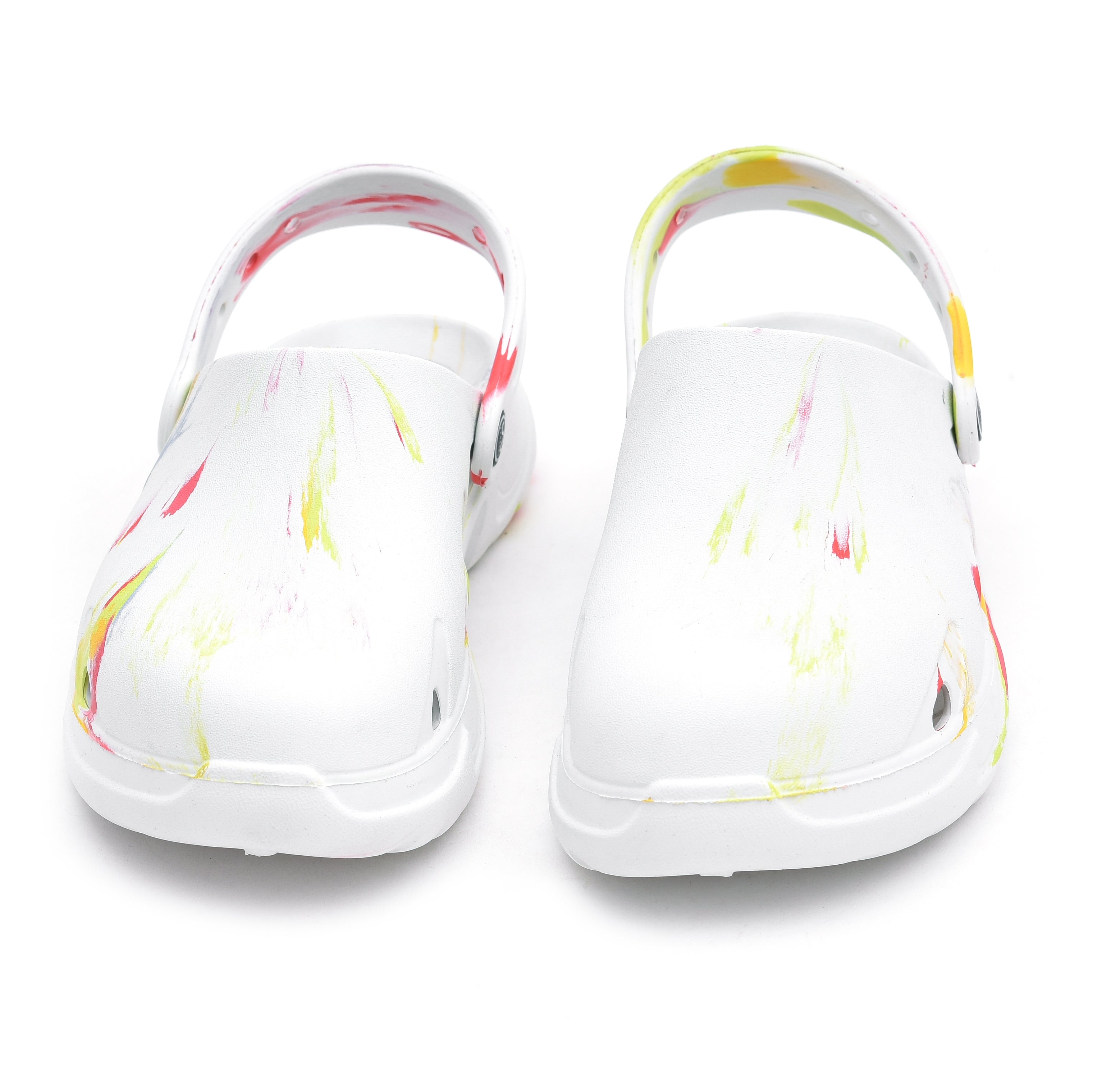 Doubleu Mule with Strap Marble Women Comfortable Recovery Footwear