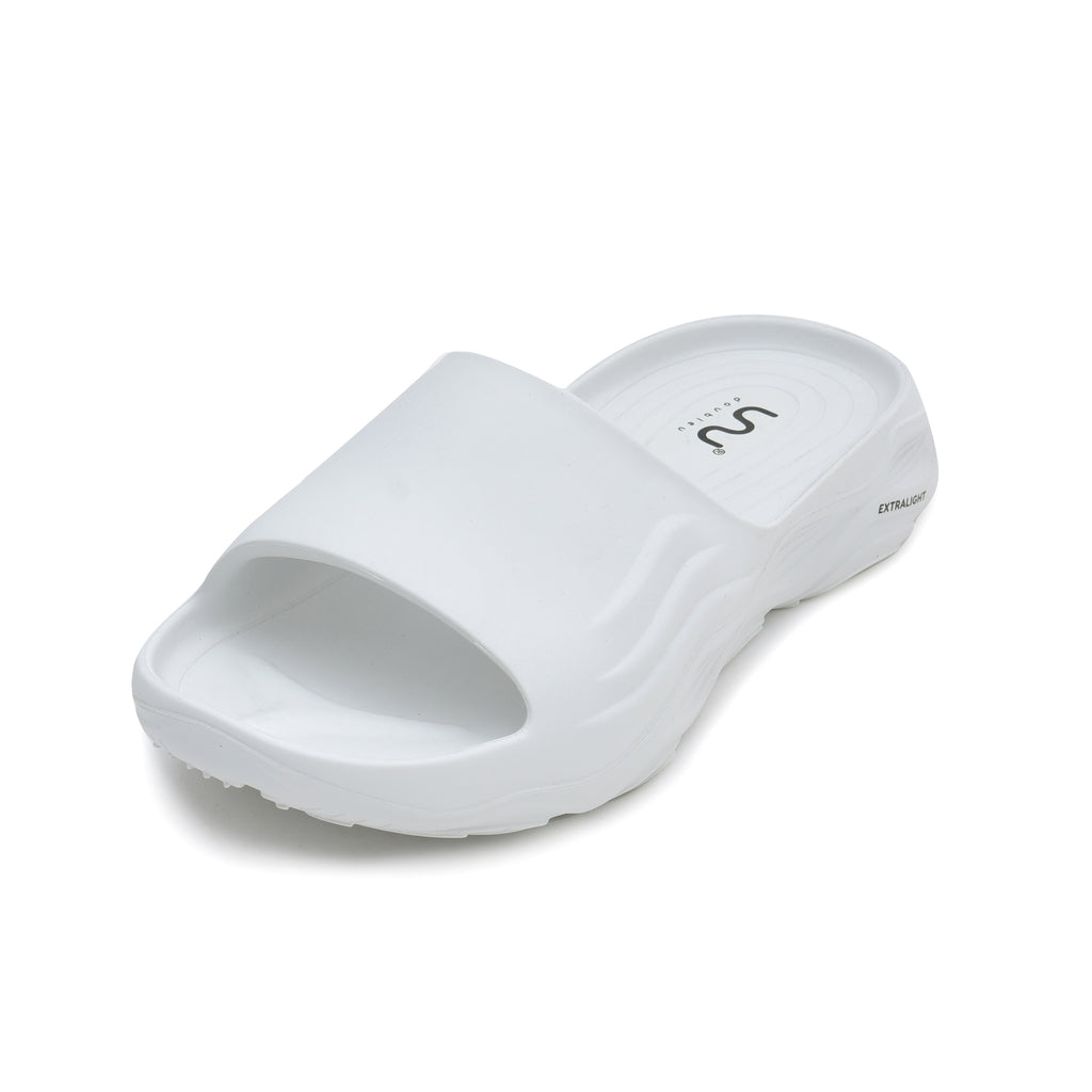 Ultra Sporty Slide  Soft Dr Anti-Skid Slipper for Men White