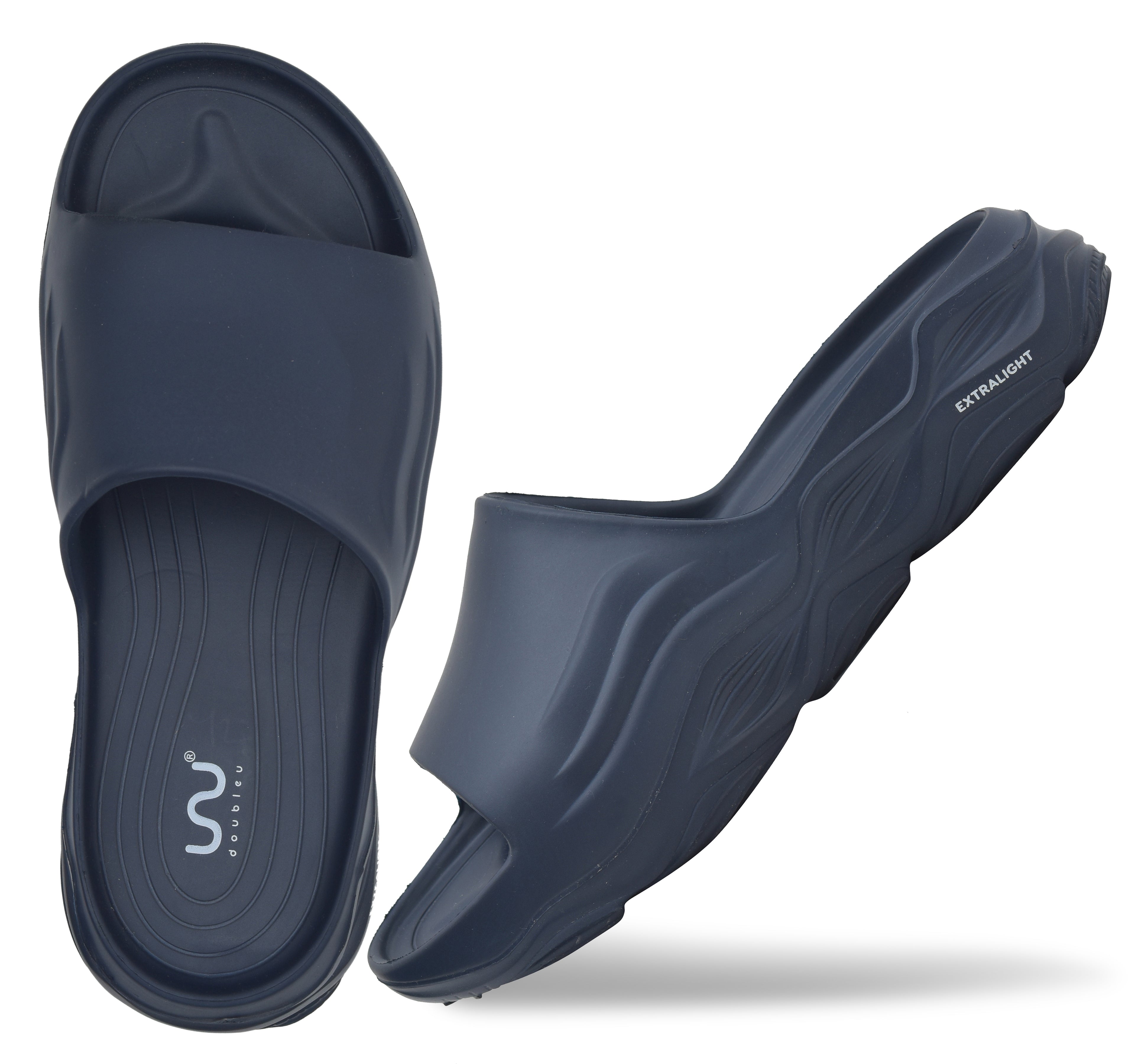 Ultra Sporty Slide Soft Dr Anti-Skid Slipper for Men Ultra Sporty Slide Navy Blue