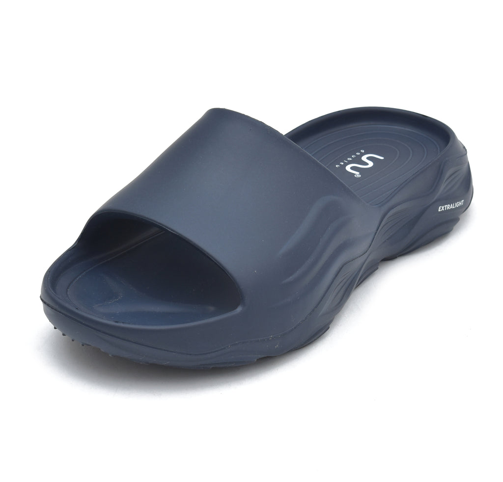 Ultra Sporty Slide Soft Dr Anti-Skid Slipper for Men Ultra Sporty Slide Navy Blue