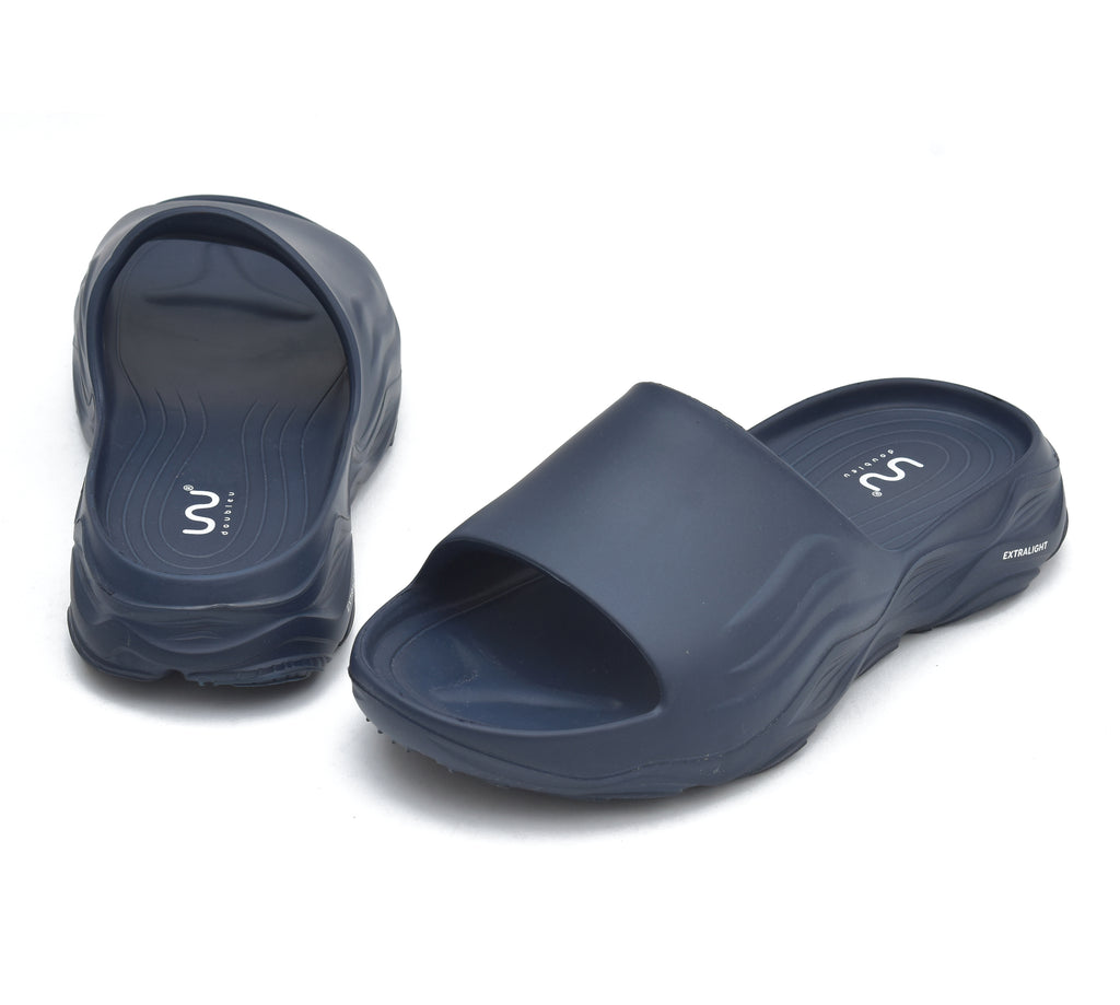 Ultra Sporty Slide Soft Dr Anti-Skid Slipper for Men Ultra Sporty Slide Navy Blue