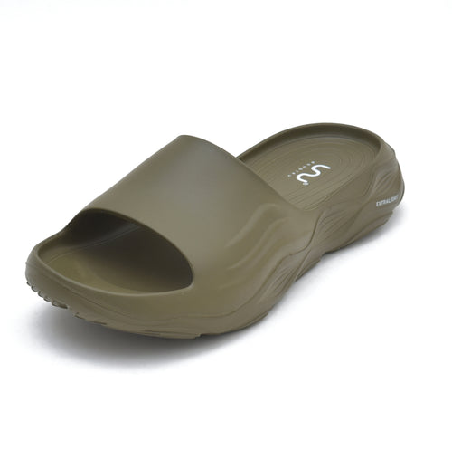 Ultra Sporty Slide Soft Dr Anti-Skid Slipper for Men Olive