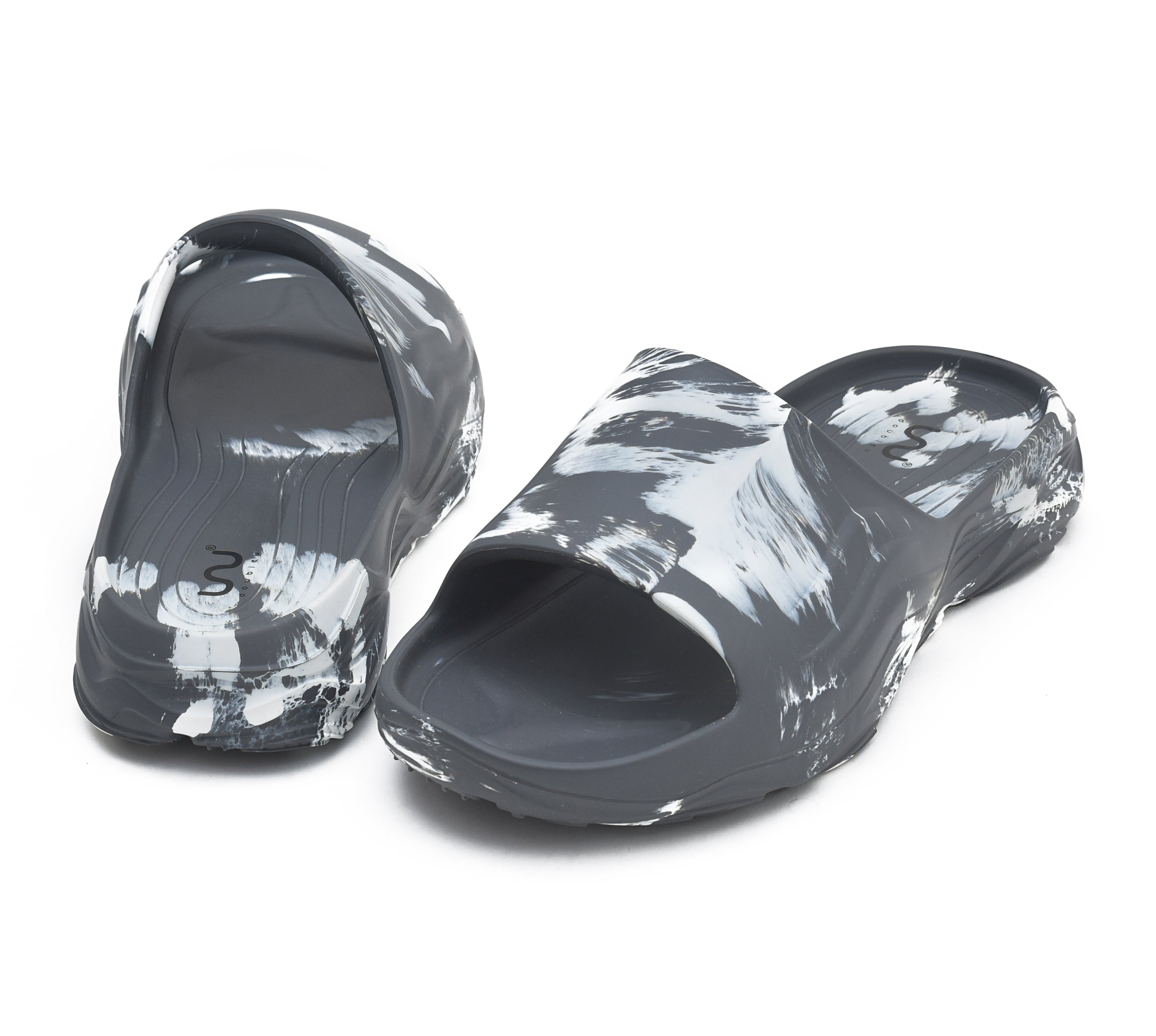 Ultra Sporty Slide  Soft Dr Anti-Skid Slipper for Men Carbone White