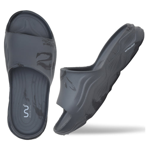 Ultra Sporty Slide  Soft Dr Anti-Skid Slipper for Men Carbone Black Carbone Black