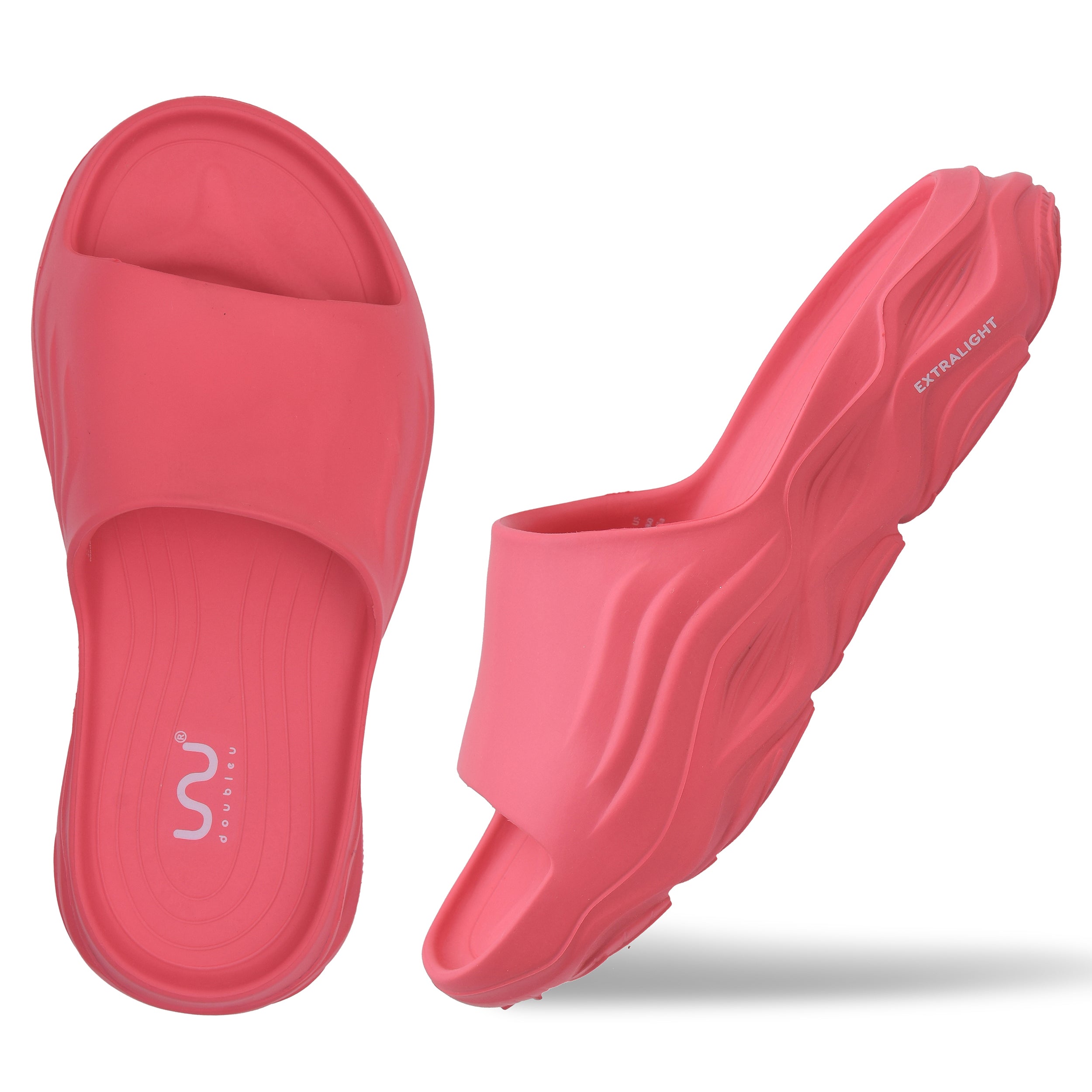 Doubleu Soft Doctor Anti-Skid for Women Ultra Sporty Slide Pink Highlight