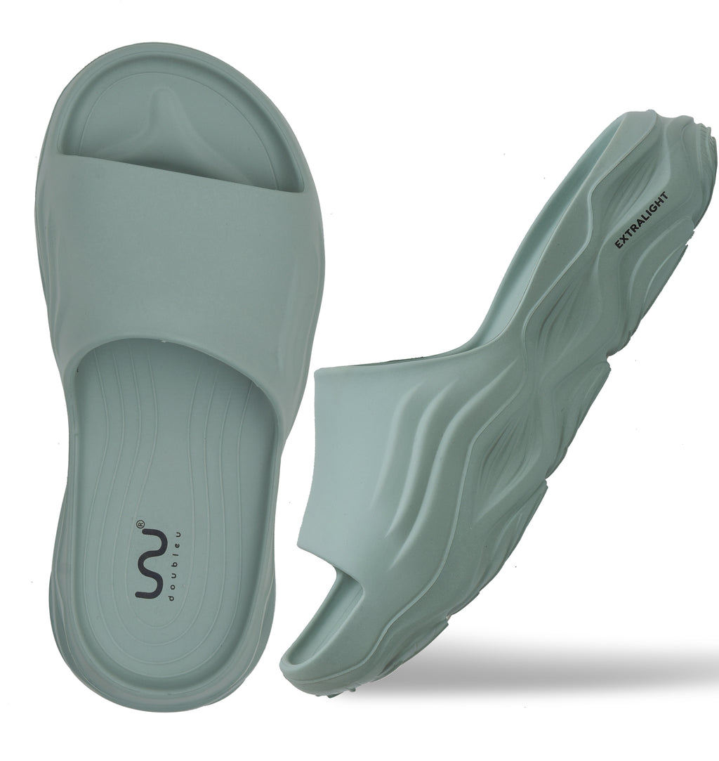 Doubleu Soft Doctor Anti-Skid for Women Ultra Sporty Slide Sage Green