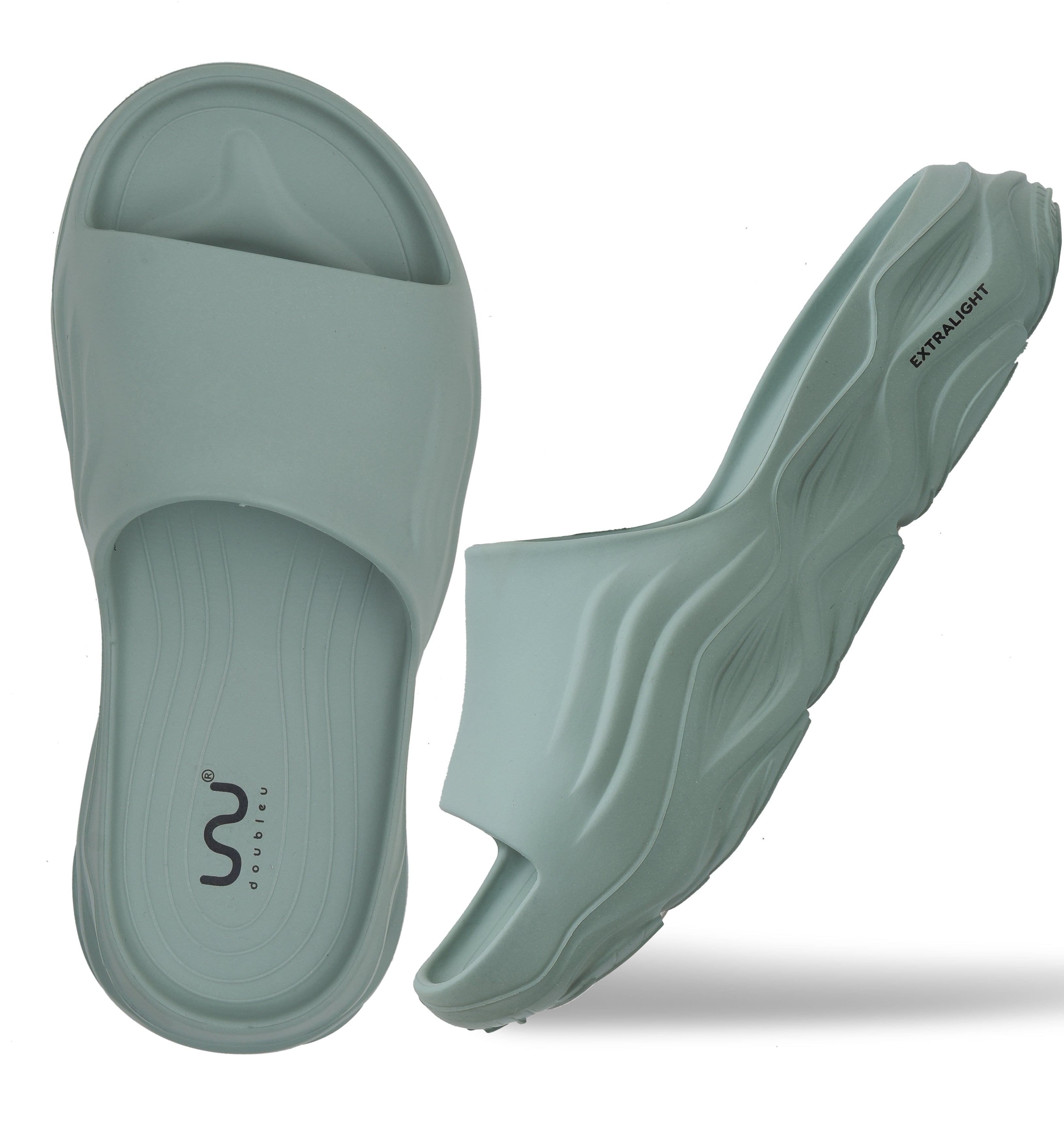 Doubleu Soft Doctor Anti-Skid for Women Ultra Sporty Slide Sage Green
