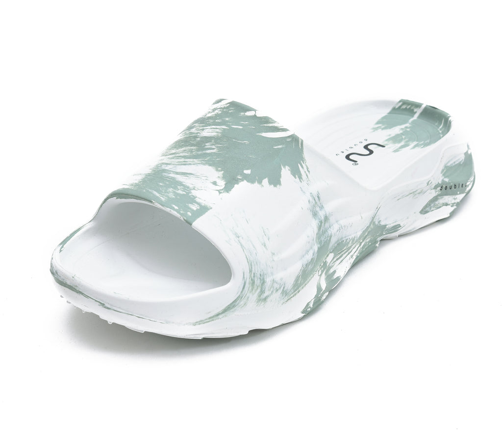 Soft Doctor Anti-Skid for Women Ultra Sporty Slide White Sage Green