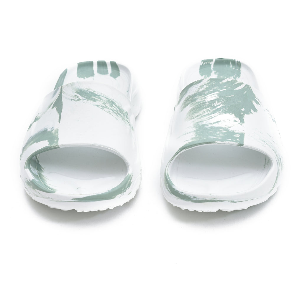 Soft Doctor Anti-Skid for Women Ultra Sporty Slide White Sage Green