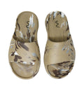 Doubleu Soft Doctor Anti-Skid for Women Ultra Sporty Slide Khakhi + Brown White