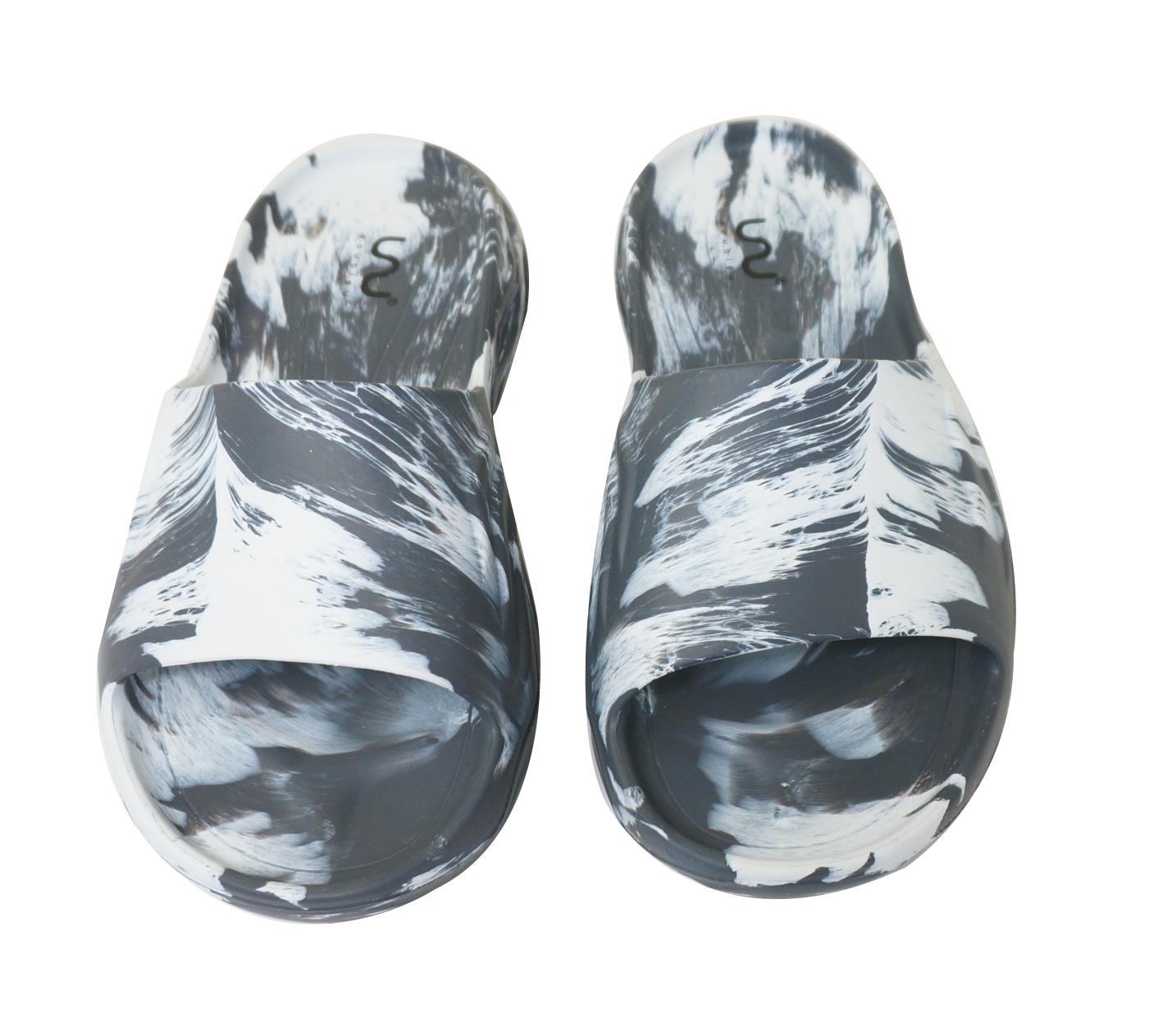 Doubleu Soft Doctor Anti-Skid for Women Ultra Sporty Slide Carbone + White