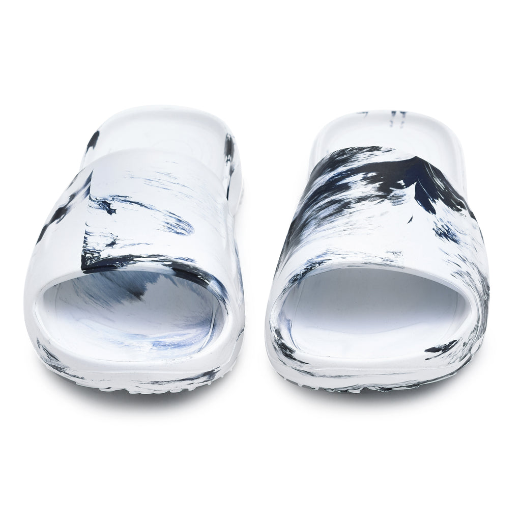Doubleu Soft Doctor Anti-Skid for Women Ultra Sporty Slide White Blue Black