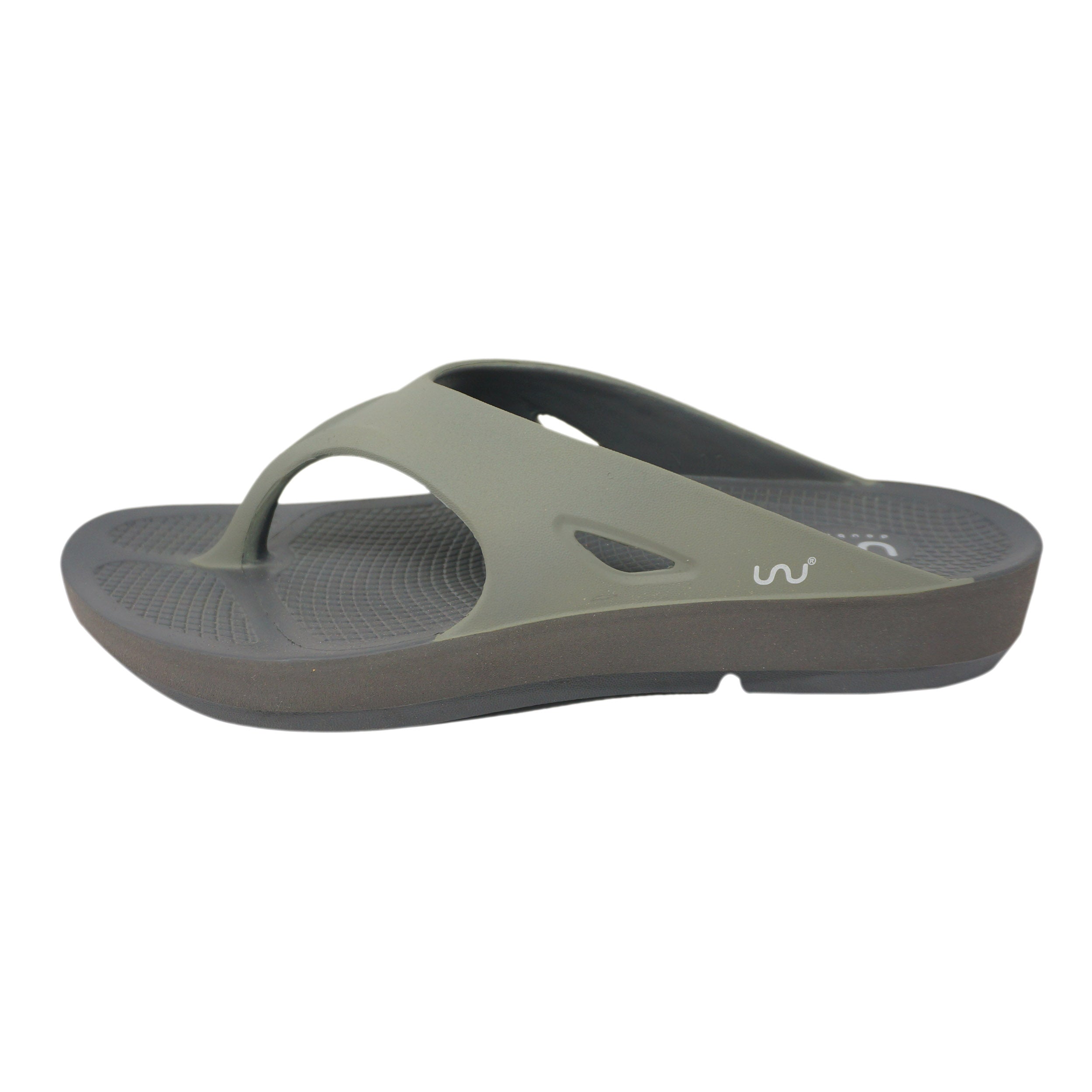 Doubleu Comfort Men Comfortable & Light Weight Slipper Carbon-Light-Grey