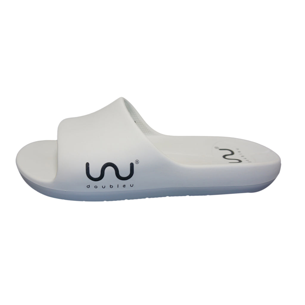Doubleu Milano Women Comfortable & Light Weight Slipper White