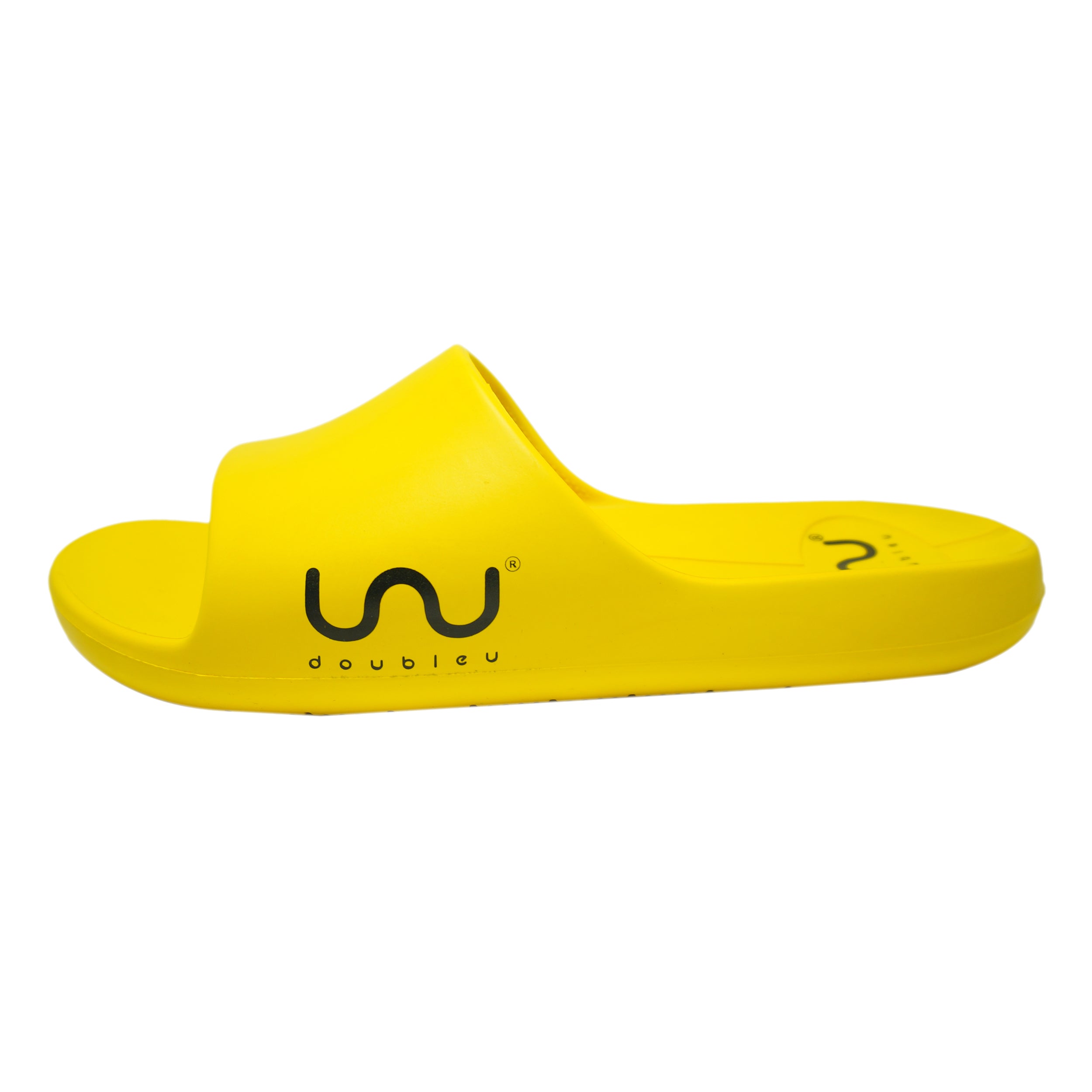 Doubleu Milano Men Comfortable & Light Weight  Yellow  Slipper