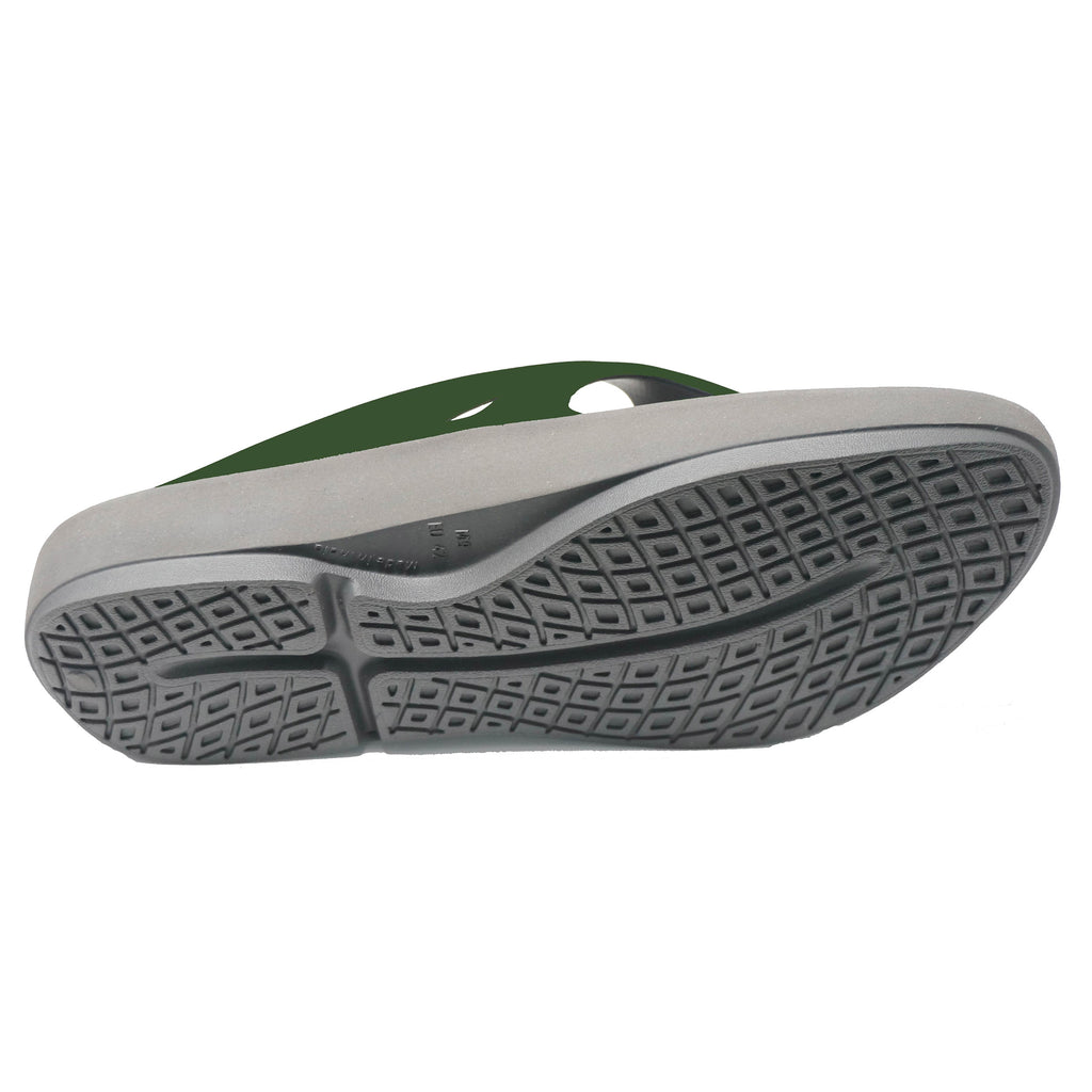 Doubleu Comfort Men Comfortable & Light Weight Slipper Carbon-Military-Green