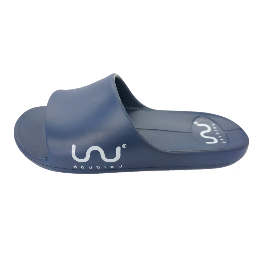 Doubleu Milano Women Comfortable & Light Weight Slipper Navy Blue
