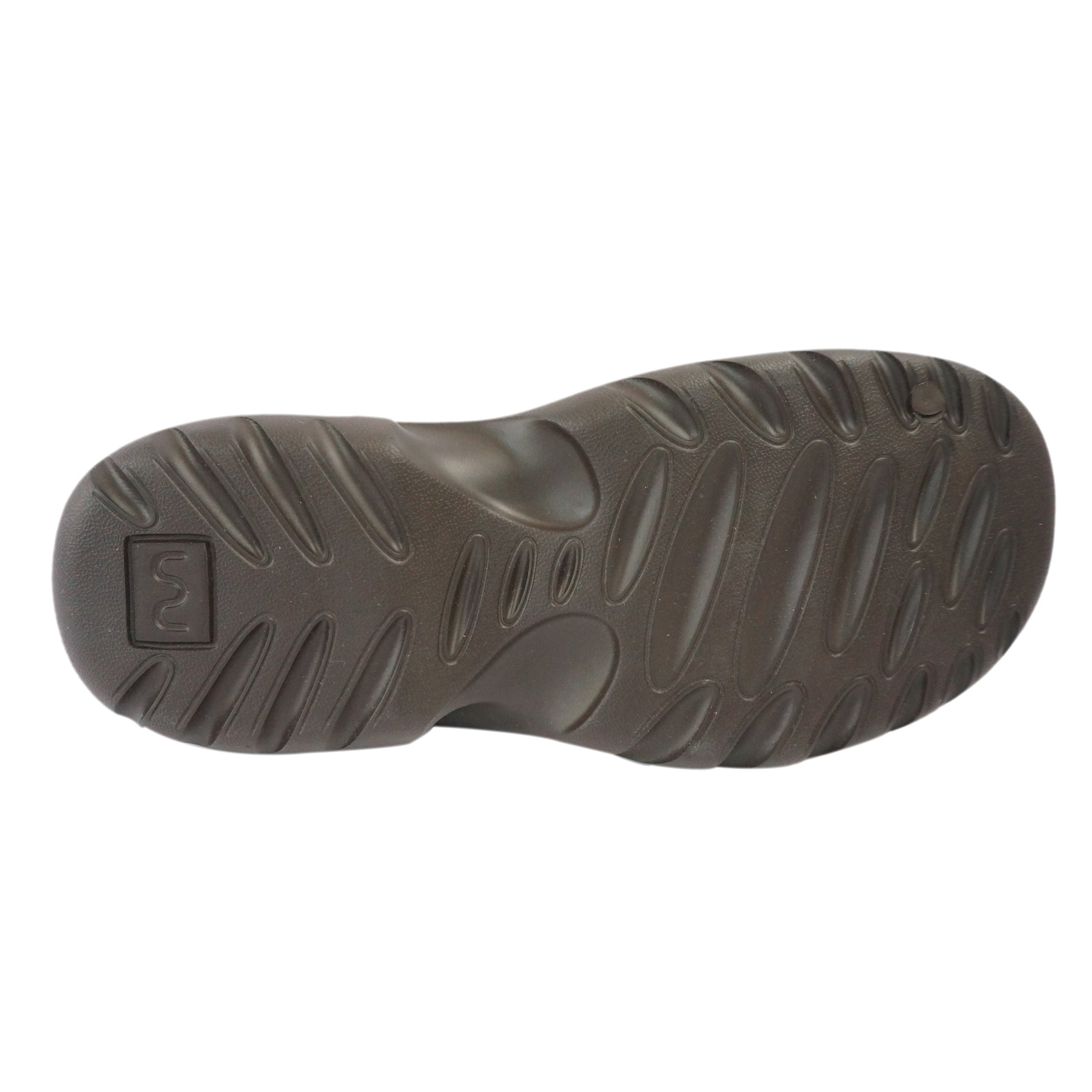 Doubleu Roma Slider for Men Comfortable Recovery Footwear C Brown