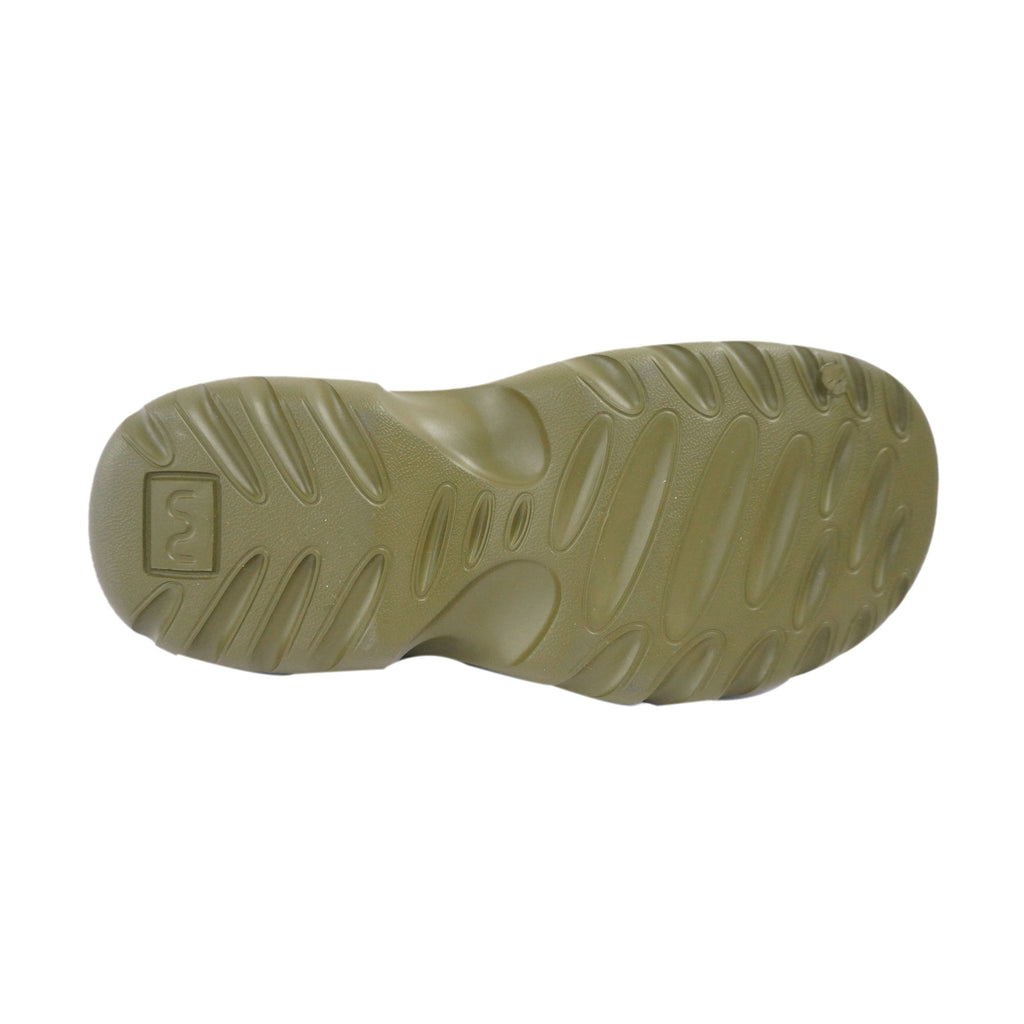 Doubleu Roma Slider for Men Comfortable Recovery Footwear Olive