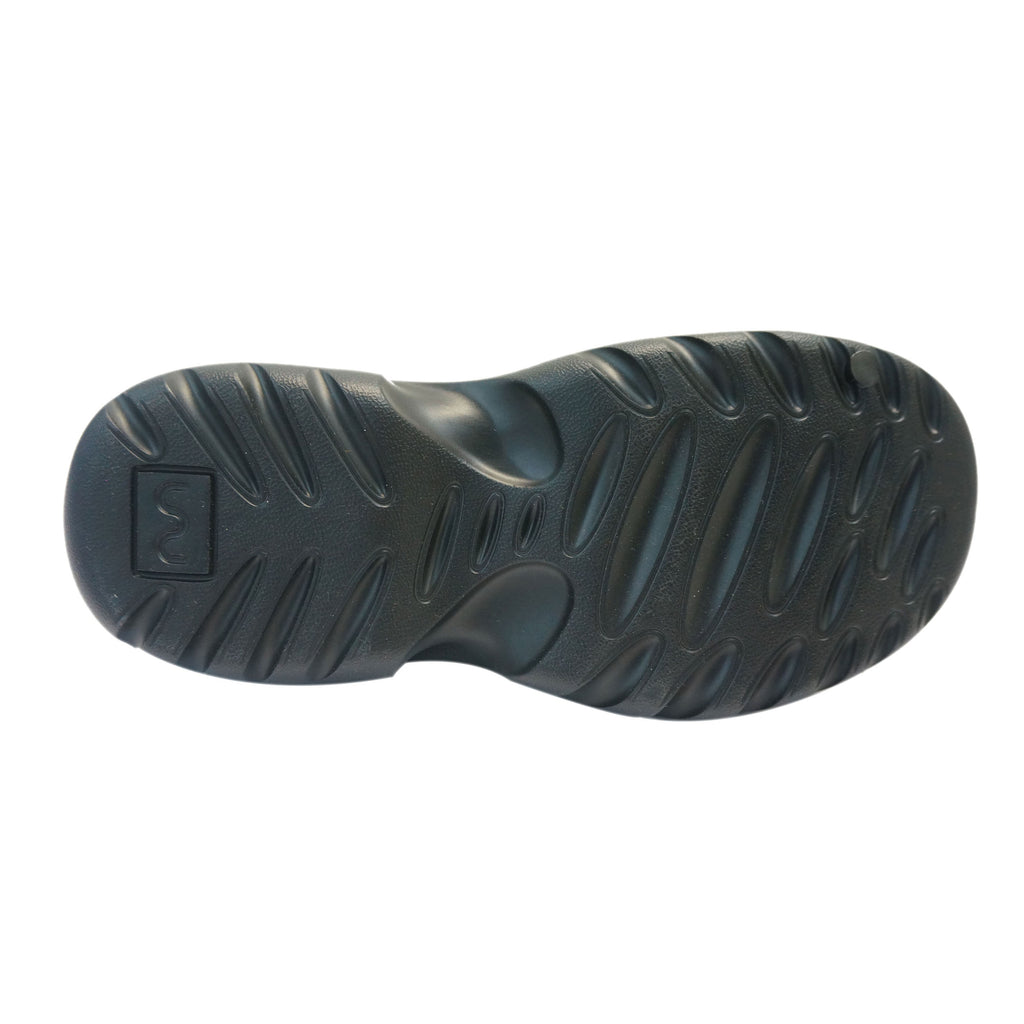 Doubleu Roma Slider for Men Comfortable Recovery Footwear Black