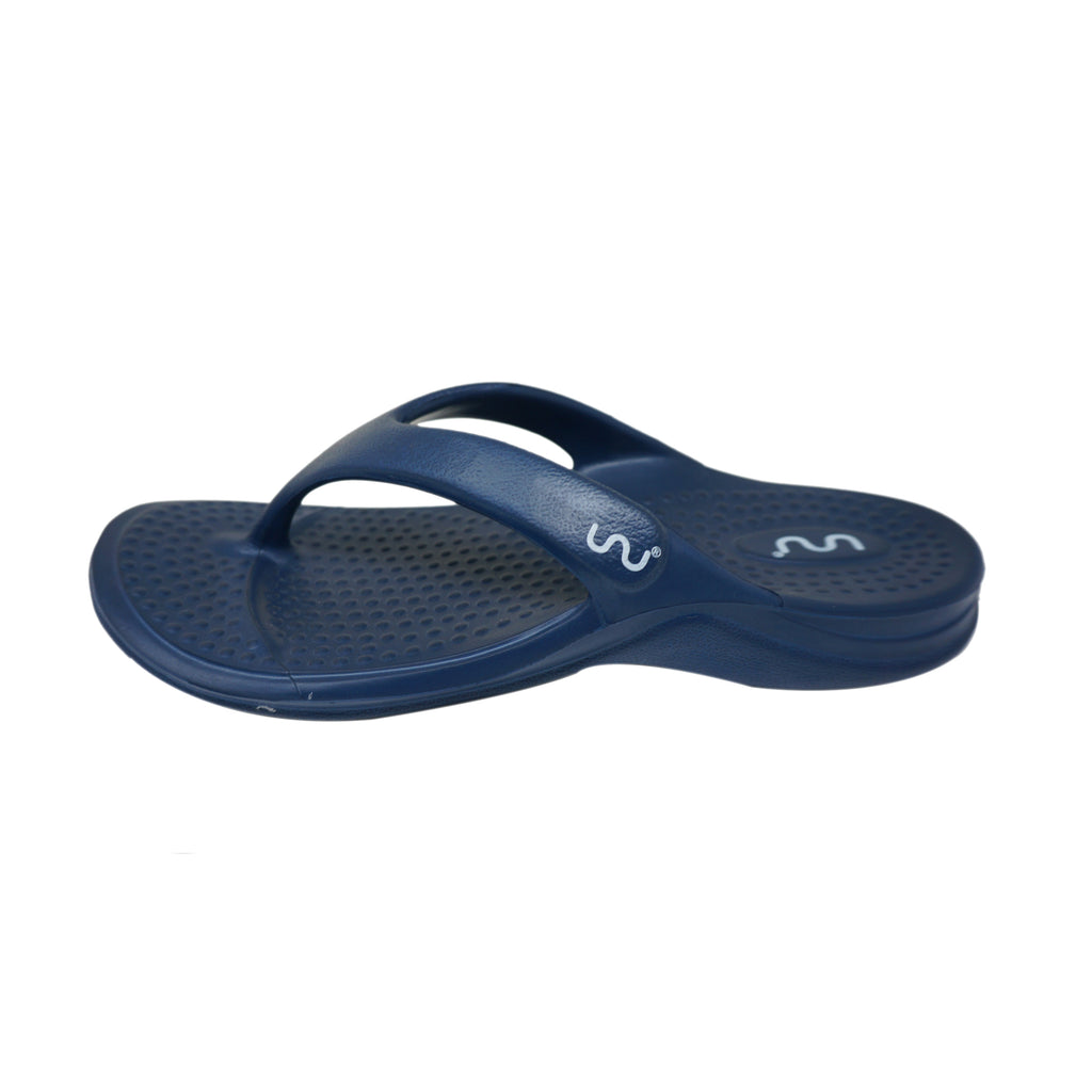 Doubleu California Men Comfortable & Light Weight Blue Slipper