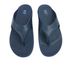 Doubleu   Comfort Men Slipper Comfortable & Light Weight Recovery Footwear (Navy Blue)