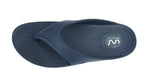 Doubleu   Comfort Men Slipper Comfortable & Light Weight Recovery Footwear (Navy Blue)