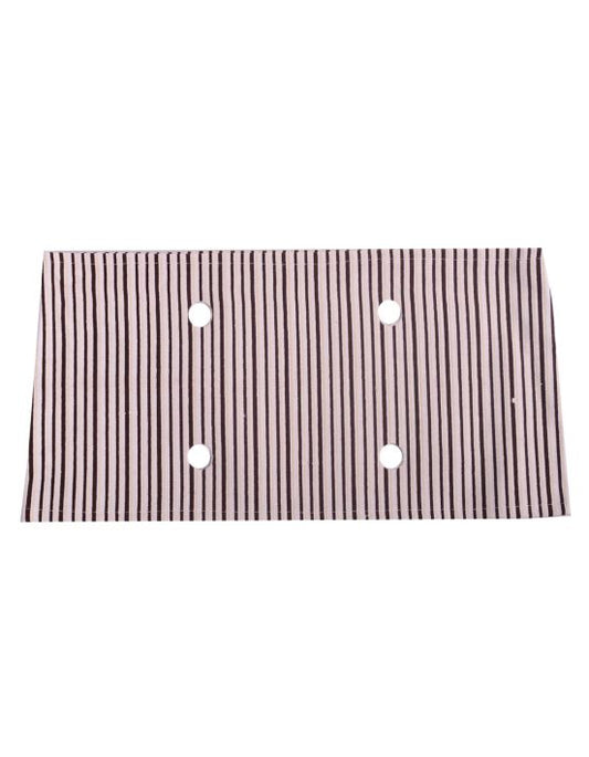 Doubleu Righe Collar-Dark Brown