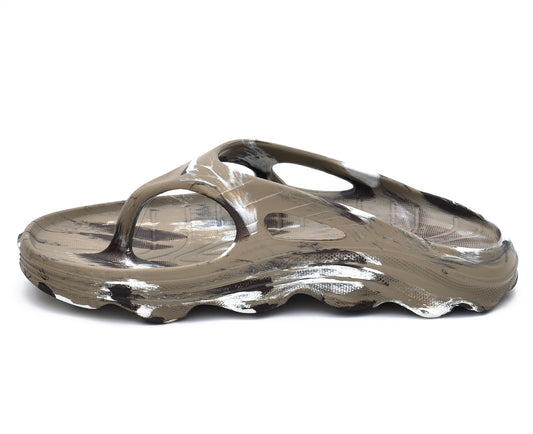 Doubleu Riva Men Marble Comfortable Recovery Footwear