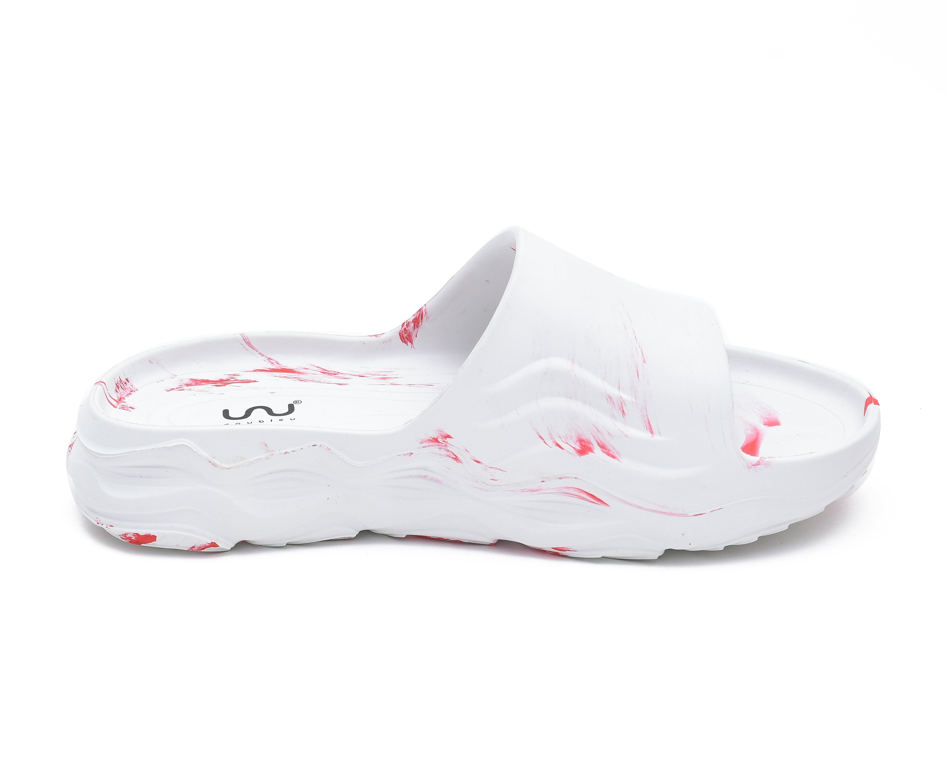 Doubleu Soft Doctor Anti-Skid for Women Ultra Sporty Slide White + Lavared