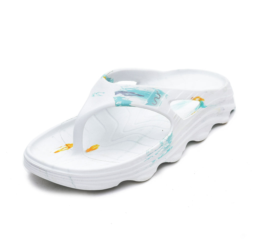 Doubleu Riva Men Marble Comfortable Recovery Footwear