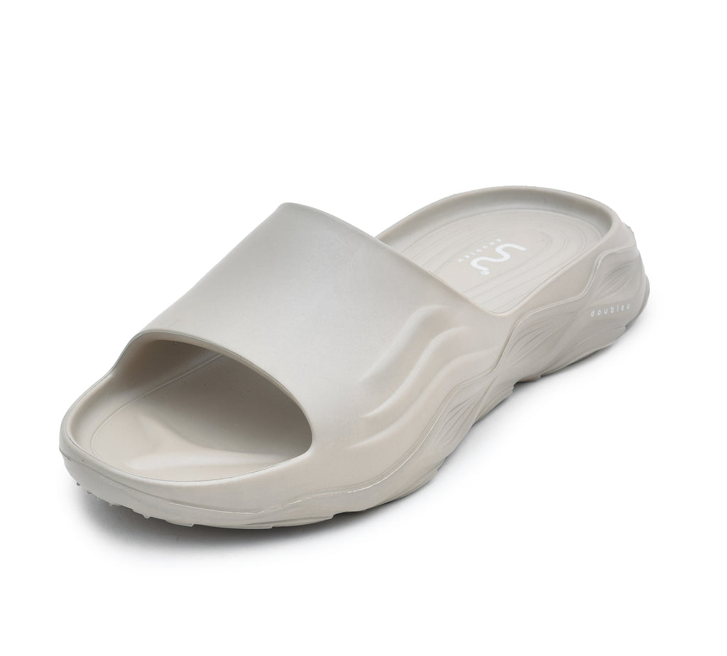 Doubleu Ultra Sporty Men Comfortable Recovery Footwear Warm Grey