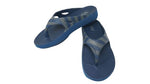 Doubleu Comfort Men Slipper Comfortable & Light Weight Recovery Footwear (BLUE + BLUE GREY)