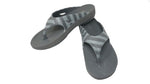 Doubleu Comfort Men Slipper Comfortable & Light Weight Recovery Footwear (Grey + Grey Light Grey)